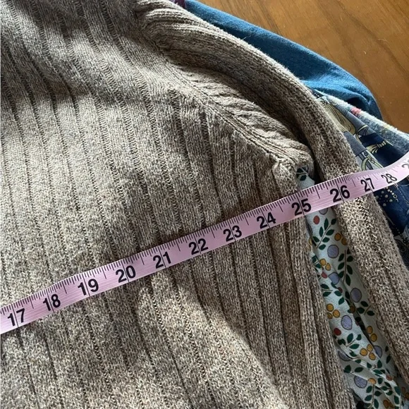 Vintage NorthCrest Tan 100% Cotton Half Button Sweater - Picture 9 of 10